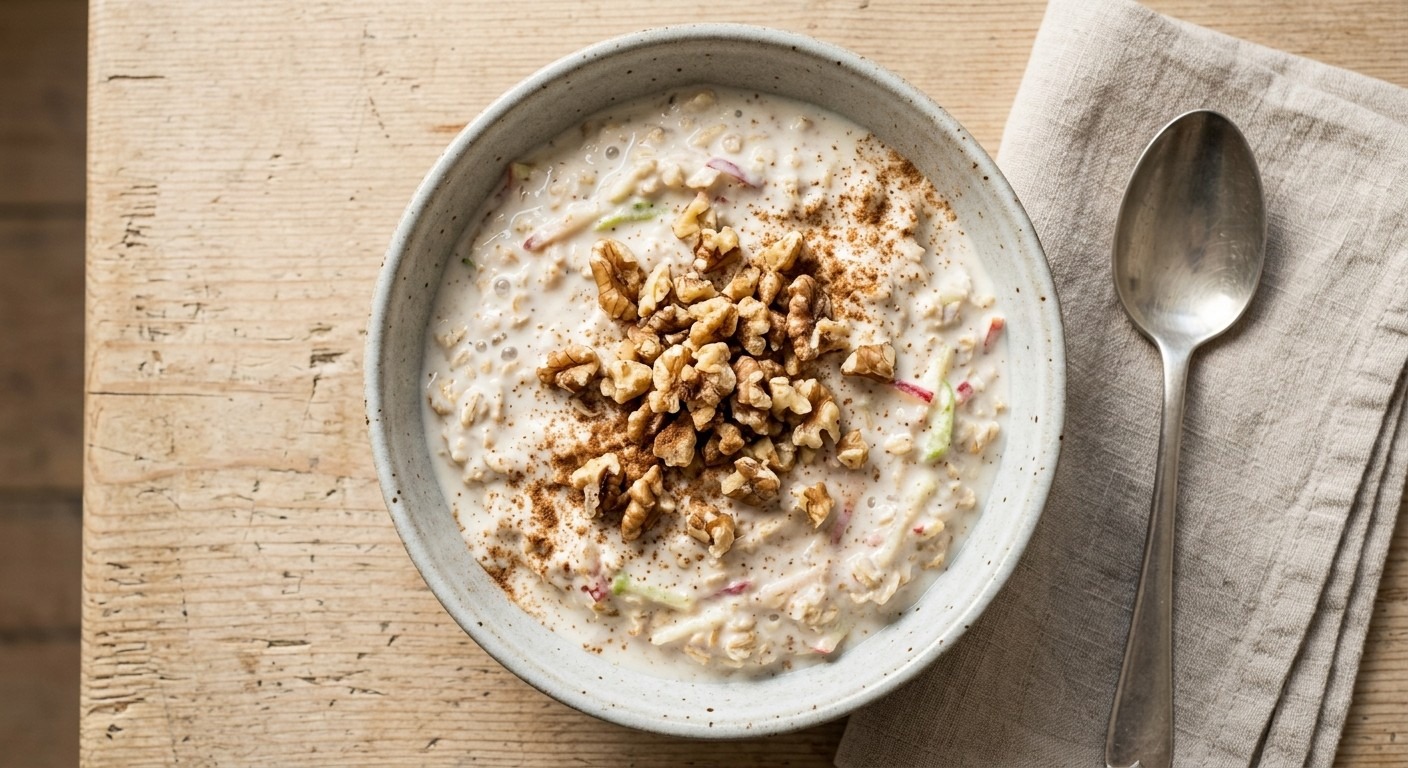 Bircher-Müsli, proteinreich mit Skyr