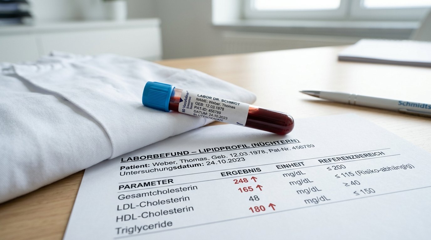 Beitragsbild: Blutfette verstehen: Cholesterin, LDL, HDL, Lp(a) und ApoB